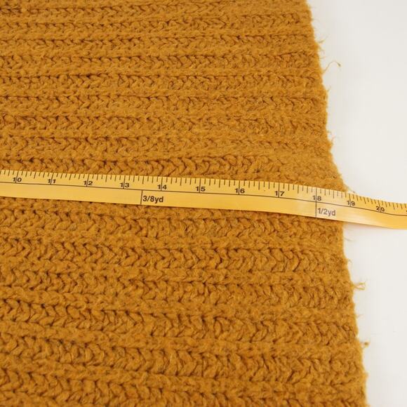 Free People Alpine Knit Pullover Yellow Cropped Sweater Womens Sz M - Picture 6 of 11